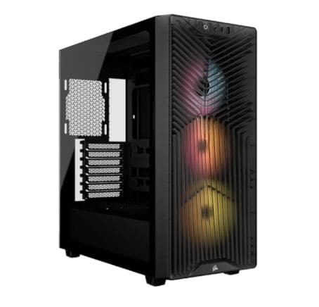 Corsair 3200D RS Mid-Tower-chassi i rökfärgat