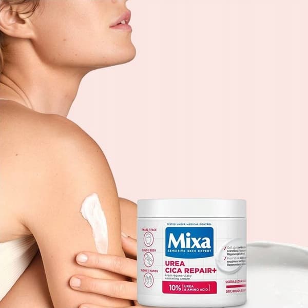 Mixa Regenererande ansiktskräm händer och kropp 400 ml urea Cica Repair+