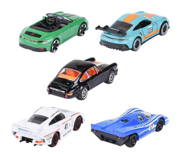 MAJORETTE PORSCHE 5-PAK 1:64 8502105002