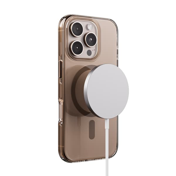 Crong Clear MAG Pro - iPhone 16 Pro MagSafe-etui (Ørken)
