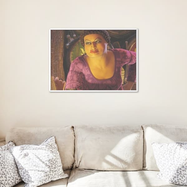 Målning med siffror med ram Shrek Doris 50x40 cm