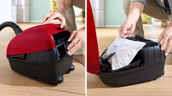 Bosch BGB 38RD2 pölypussillinen imuri, punainen, 4 l, 600 W