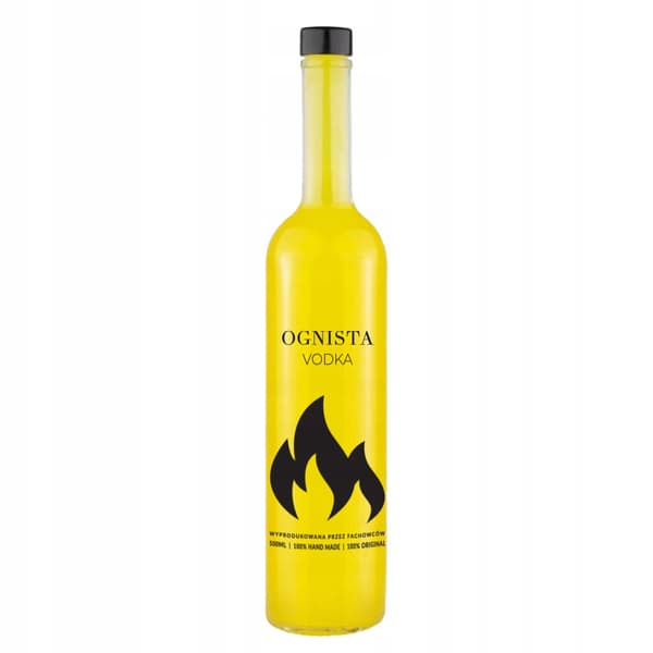 FUTURA 500ml FIRE VODKA-flaska för vodka BIMBER Glasflaskor Tryck
