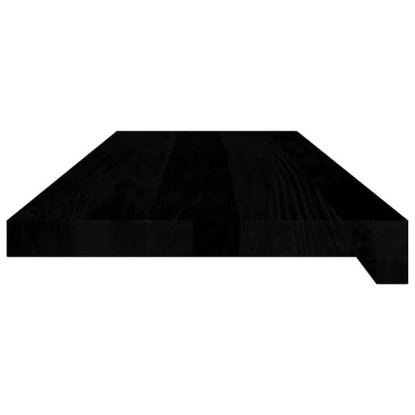 vidaXL trappetrin, 4 stk. brun 80x30x2 cm massivt egetræ