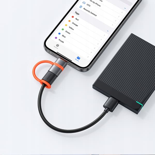 MCDODO ADAPTER USB-A 3.0 TILL LIGHTNING IPHONE IPAD 3A OTG