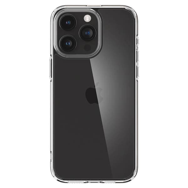 Spigen Crystal Hybrid-cover til iPhone 15 Pro - Gennemsigtig