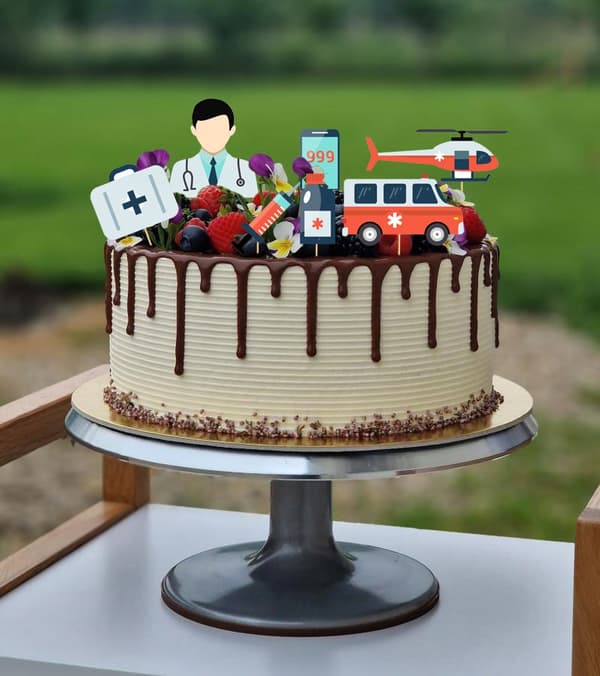 Toppers Pickers LÆGE Ambulance Læge 7 stk.