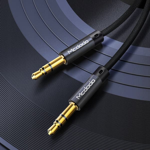 MCDODO MINI JACK KABEL 3,5 MM STEREO AUX STIK LYDKABEL STÆRK 1M