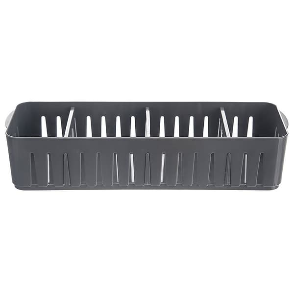 Grå organizer för kryddor 32x10,5x7 cm