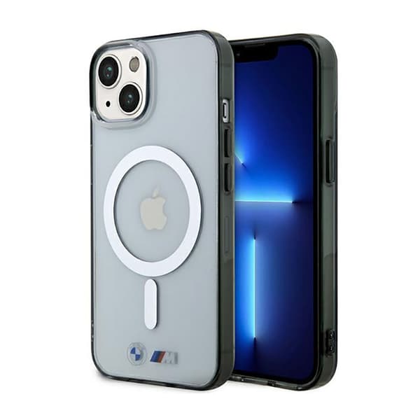 BMW Silver Ring MagSafe - iPhone 14 -kotelo (kirkas)