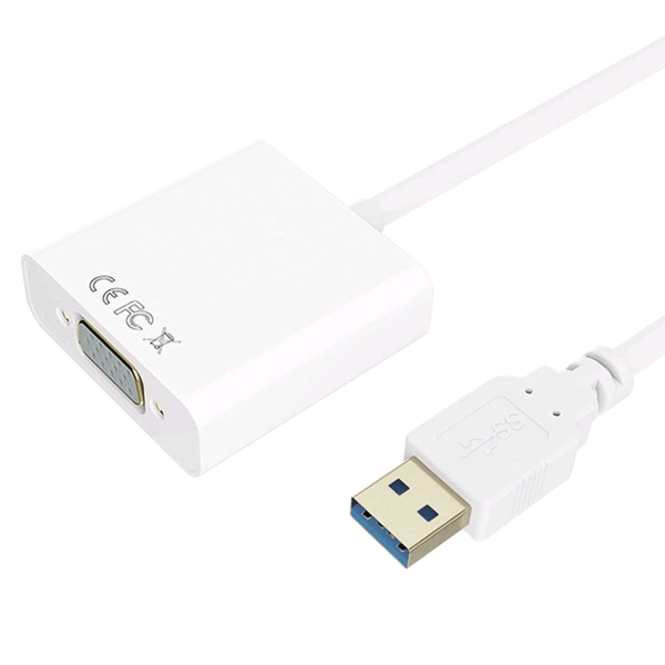 Extern grafikkort USB 2.0 / 3.0 till VGA bildkloning D-Sub