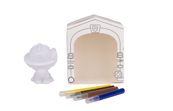 Paw Patrol-figur och malningsbart hus - 2012196