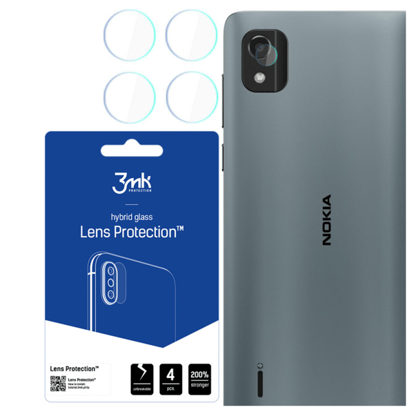 Nokia C2 2nd Edition - 3mk linsskydd