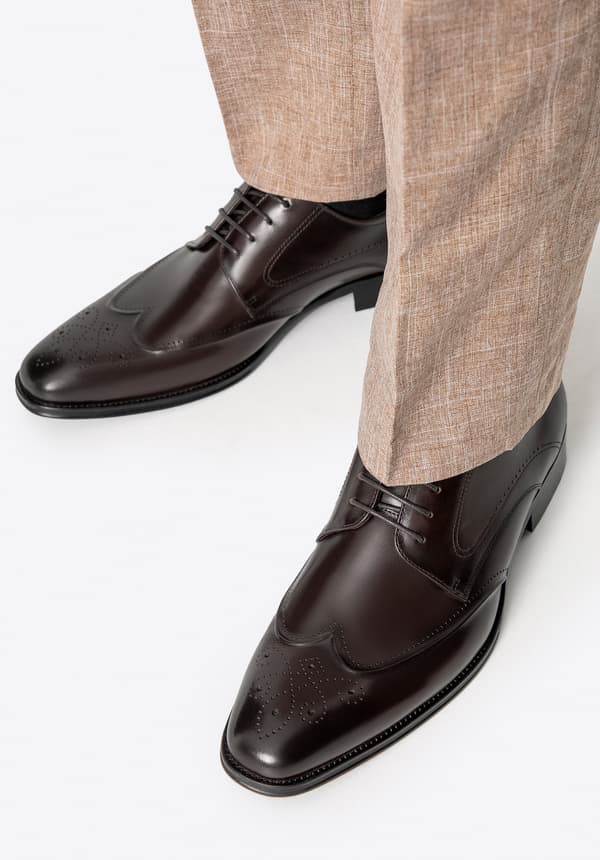 Wittchen Herr brogues av äkta läder, mörkbrun, mörkbrun, äkta läder