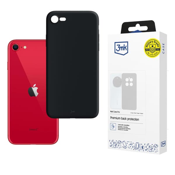 Apple iPhone SE 2022 - 3mk mattapintainen suojakuori Pro