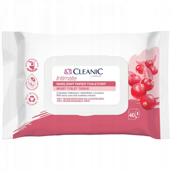 HH Cleanic Intimate fuktpapper 40 st. rPP