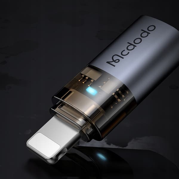 MCDODO USB-C-ADAPTER USB TYP C FÖR LIGHTNING IPHONE 13 14 LED