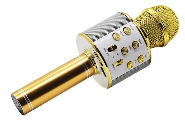 Karaoke-mikrofon MANTA MIC10-G Guld