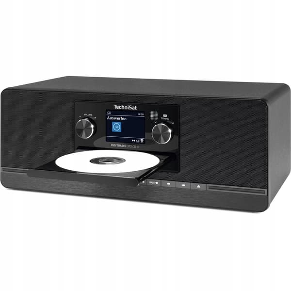Radio TechniSat INTERNET CD DAB+ FM BTUSB 2×5 W DIGITRADIO 372 musta