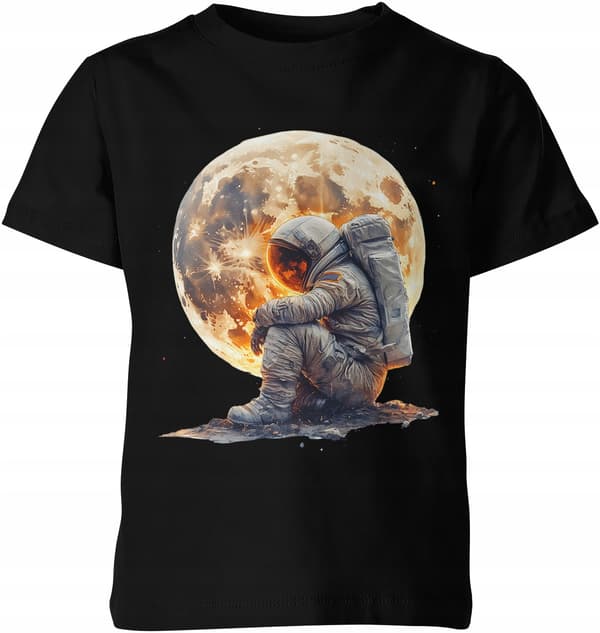 BARN T-SHIRT ASTRONAUT RYMDEN MÅNE GALAX SCI-FI PLANET 152