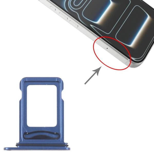 SIM-kortholder Dual SIM til iPhone 17 Pro - Dyb blå