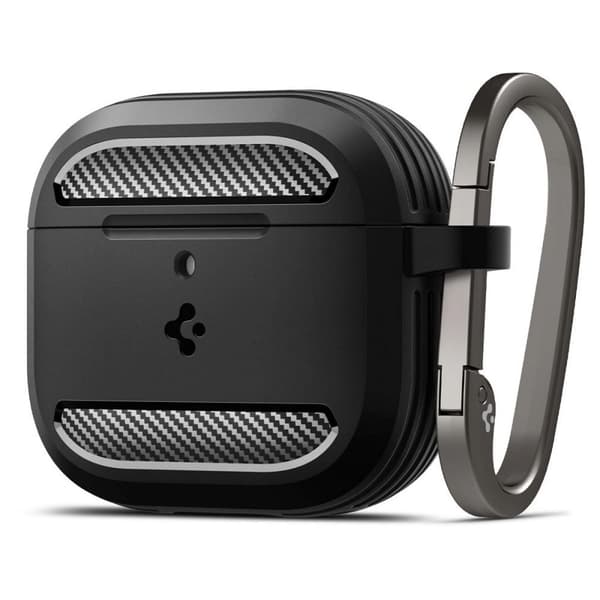 Spigen Rugged Armor Cover til AirPods 4 - Sort