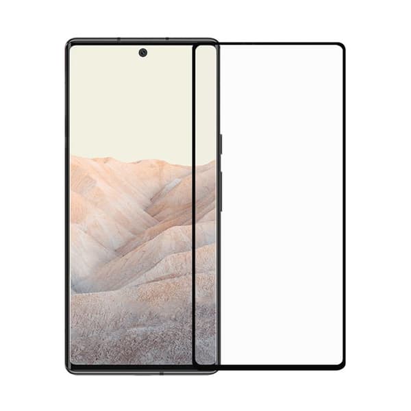 Skärmskydd Google Pixel 6 - 3D Härdat Glas Svart (miljö)