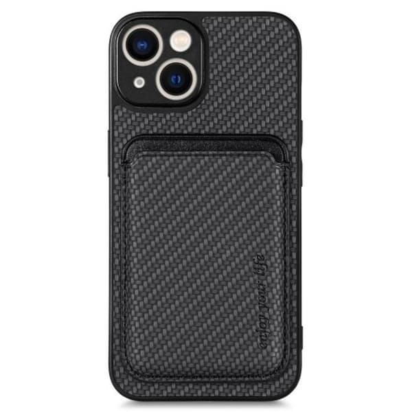 iPhone 15 hiilikuitukotelo - Musta