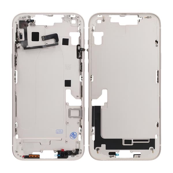 iPhone 14 Plus -keskikehys pienillä osilla OEM - Valkoinen
