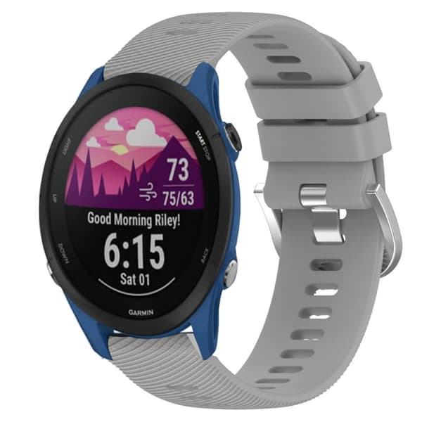 Garmin Forerunner 255S silikone urrem - grå