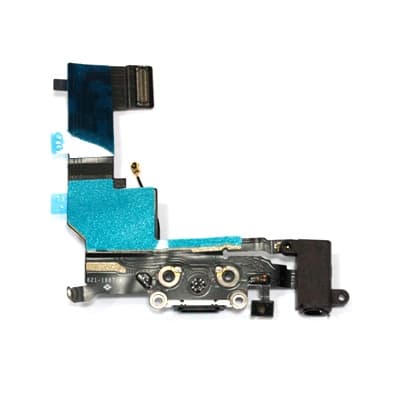 iPhone 5S Original Opladnings- og Lydflex Sort Original Ny