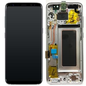 Galaxy S8 Näyttö Hopea