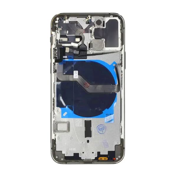 iPhone 12 Pro Bagcover med komplet ramme - Lilla