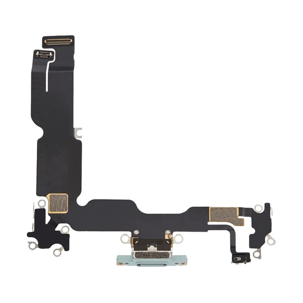 iPhone 15 Plus Opladningsstik Flexkabel Grøn Original