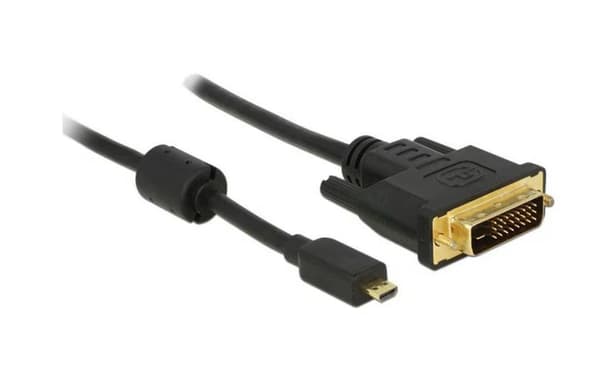 Delock Micro HDMI til DVI 24+1 Kabel, 1m