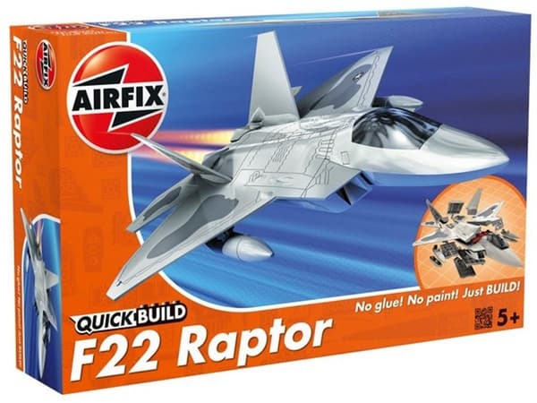 Airfix Quickbuild F22 Raptor Flygplansmodell