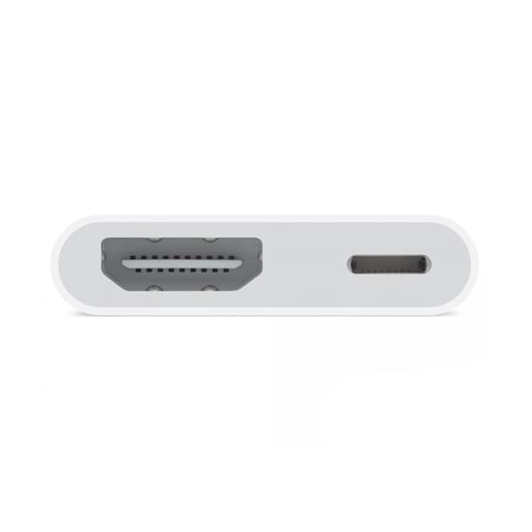 Lightning til HDMI-adapter med Lightning-opladningsstik