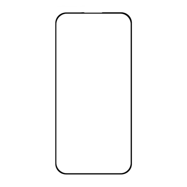Screen Protector for iPhone 15 Pro – 3D Tempered Glass Black RV Bulk For Frame