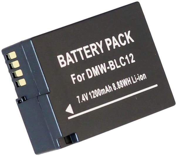 Batteri til DMW-BLC12 erstatningsbatteri
