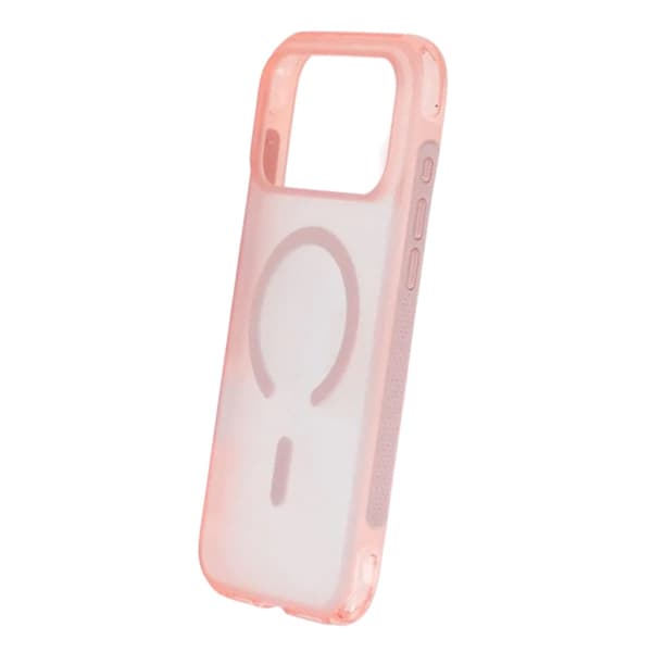 Matte Magnetic Shockproof Airbag  Case For iPhone 17 Pro Pink