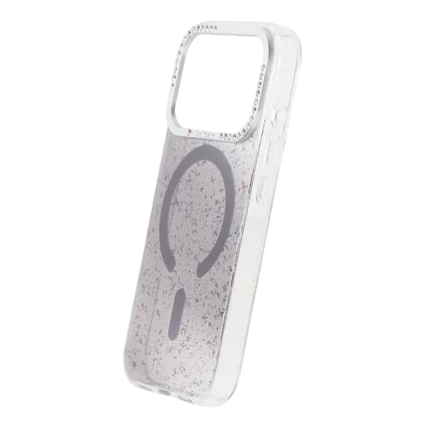 Glitter Diamond Magnetic Case - iPhone 17 Pro Musta