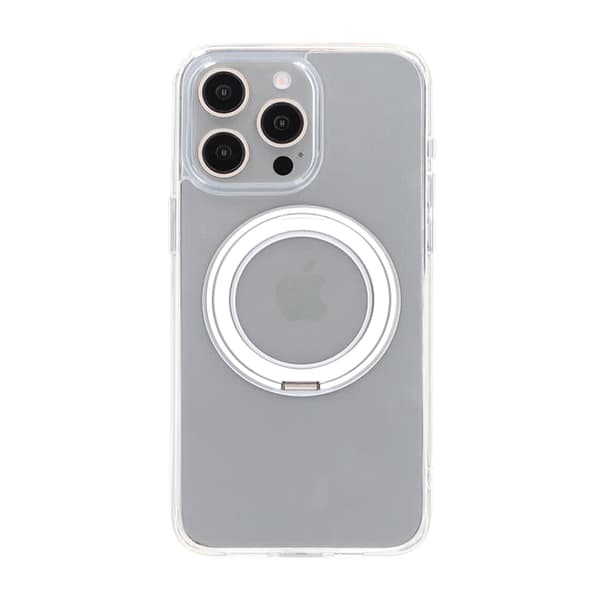 iPhone 15 Pro Max Mobilskal med Magsafe Stativ - Transparent