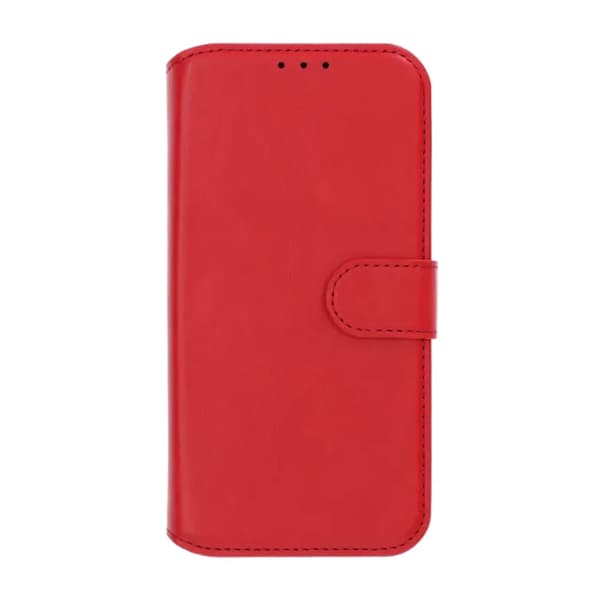 Rvelon Plånboksfodral Magnet för iPhone 17 - Röd