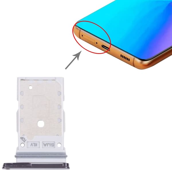 Samsung S901B / G906B S22 / S22 Plus SIM-bakke Ds Phantom Black