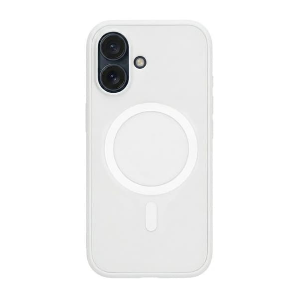 Præcis Hulskjold Magnetisk Etui - iPhone 16 Hvid