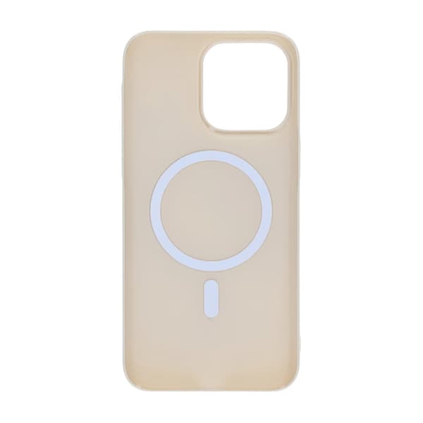 Blank design Magnetisk etui til iPhone 15 Pro Max Hvid