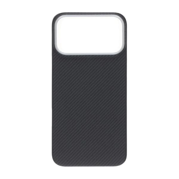 Kevlar Magsafe cover til iPhone 17 Pro Max - Sort med striber