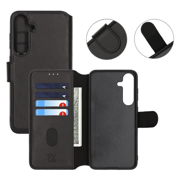 Samsung Galaxy S25 Plus Wallet Case Rvelon - Sort