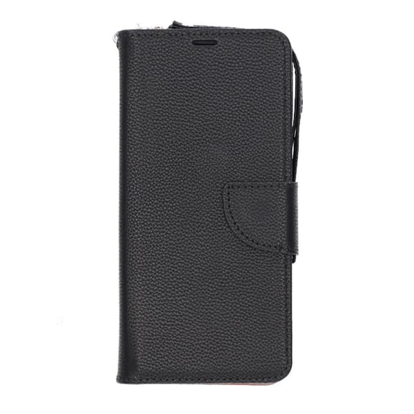 Flip Stand Læderpung Etui Til Motorola Edge 50 Pro 5G Sort