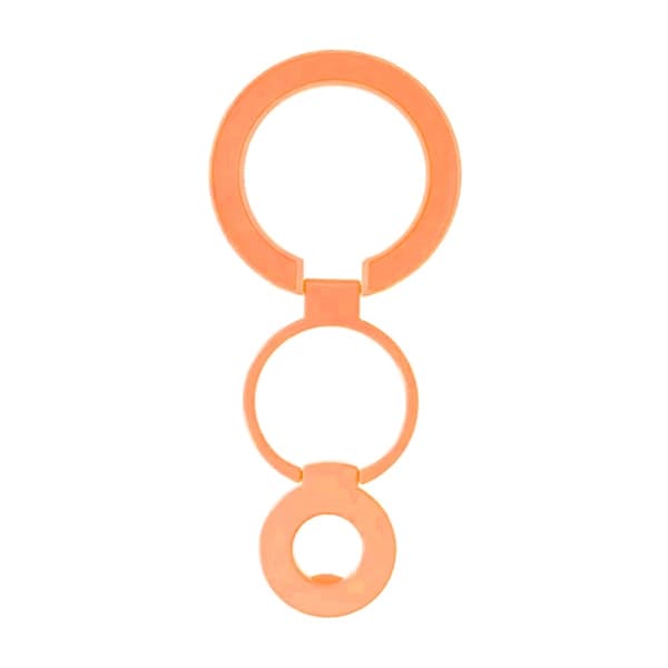 Sammenklappelig Dobbelt Magnetisk Telefonringholder Orange